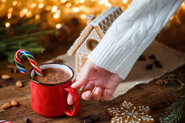 Sharing a cup of joy