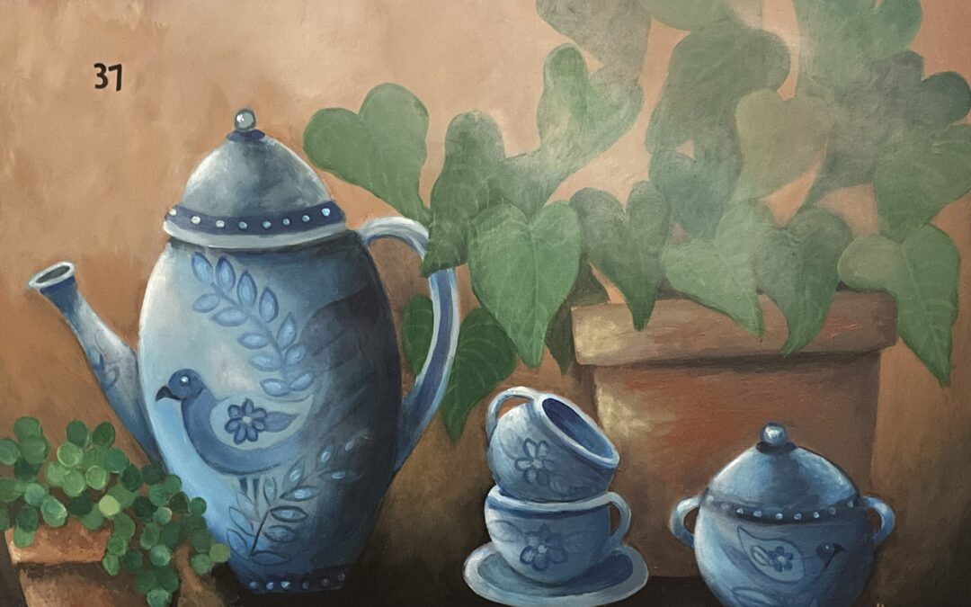 37-Mary Hudgins original, acrylic painting 40″ x 30″ – signed